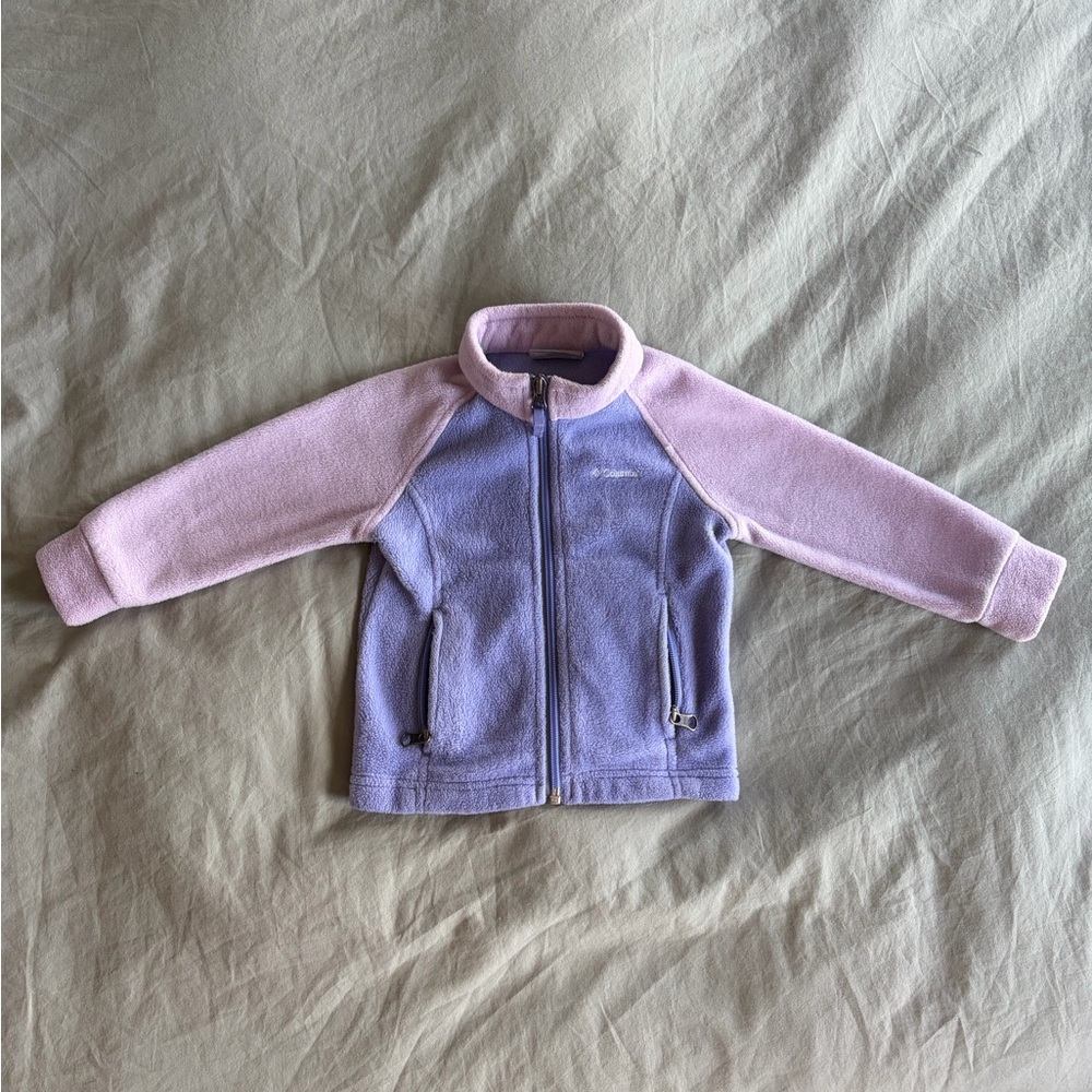 Columbia Toddler Purple and Pink Fleece Jacket